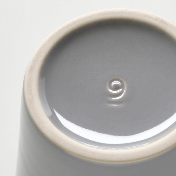 Кашпо, для дома, улицы серый 9 см IKEA SKOGSVINBÄR СКОГСВИНБЭР 705.084.44 - схема-чертеж с размерами