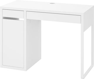Письменный стол, белый 105x50 см IKEA MICKE МИККЕ 003.739.19