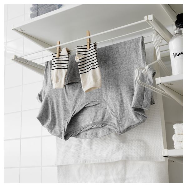 Настенная шина, полки, сушилка АЛЬГОТ, белый (132x41x199 см) - фото 3