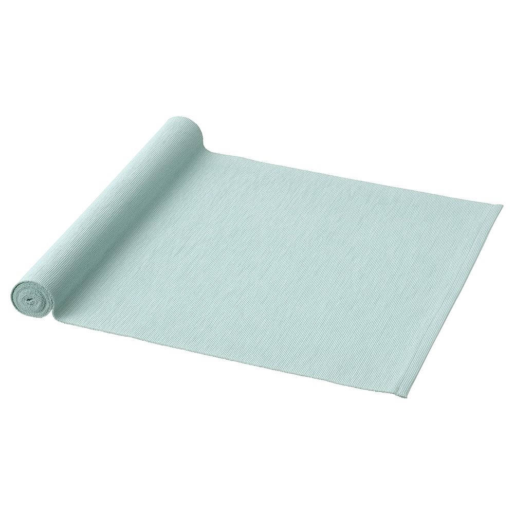 Дорожка настольная, светлая бирюза 35x130 см IKEA UTBYTT УТБЮТТ 204.811.97 - фото 1