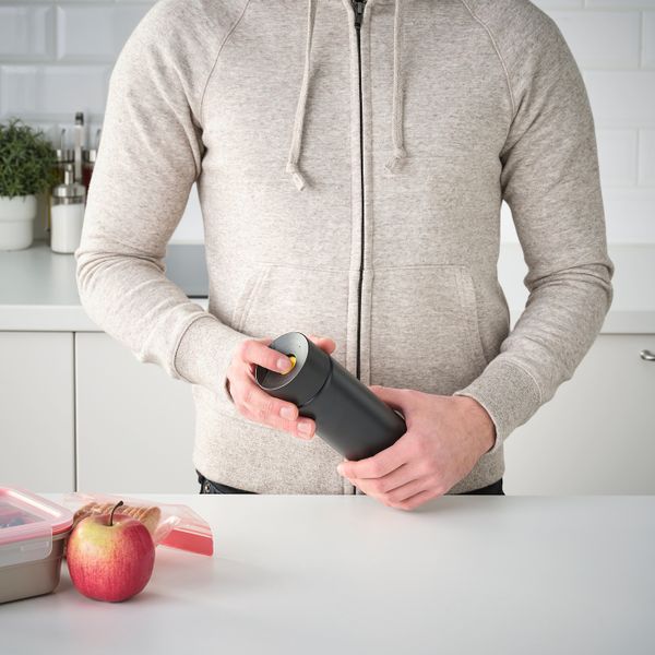 Термокружка, черный 0.4 л IKEA UNDERSÖKA УНДЕРСОКА 904.972.70 - фото 5