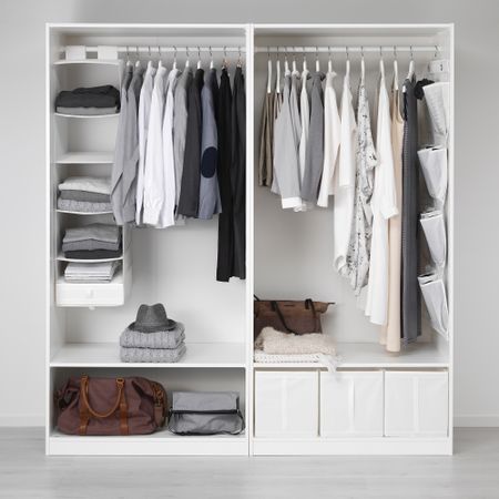 Гардероб, белый, 200x58x201 см IKEA PAX ПАКС 191.284.71
