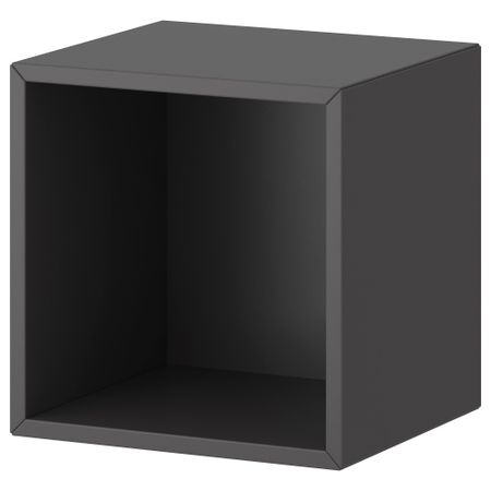 Навесной шкафчик ВЭЛЬЕ, темно-серый (35x35 см)