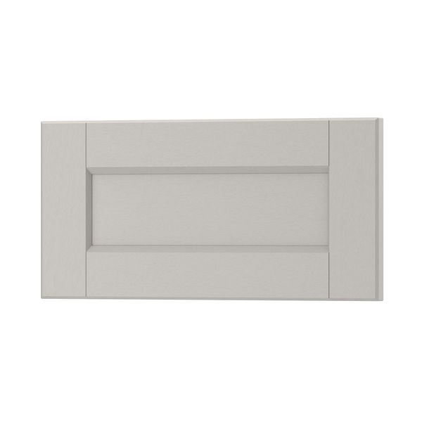 Фронтальная панель ящика ЛЕРХЮТТАН, светло-серый - схема-чертеж с размерами