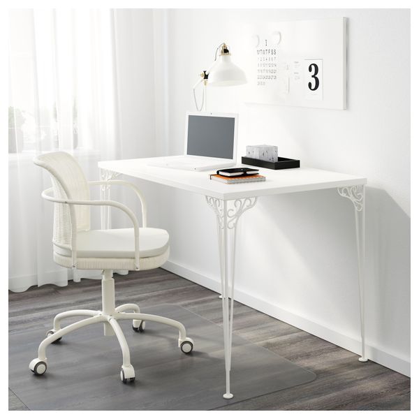 Письменный стол ФАЛЬКХОЙДЕН, белый (110x65 см) - фото 2
