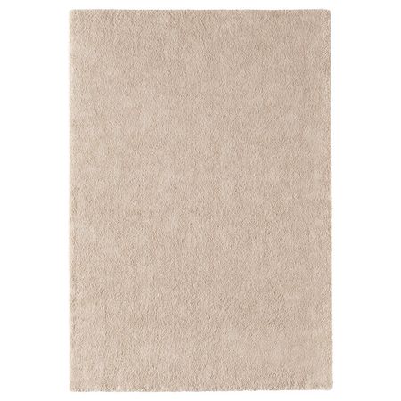 STOENSE Ковер, короткий ворс - белый с оттенком 133x195 см