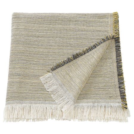 Плед, серо-желтый, 130x170 см IKEA VÄXELBRUK 405.689.86