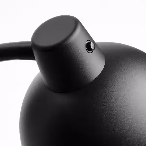 SKURUP Лампа рабочая - чёрный - схема-чертеж с размерами