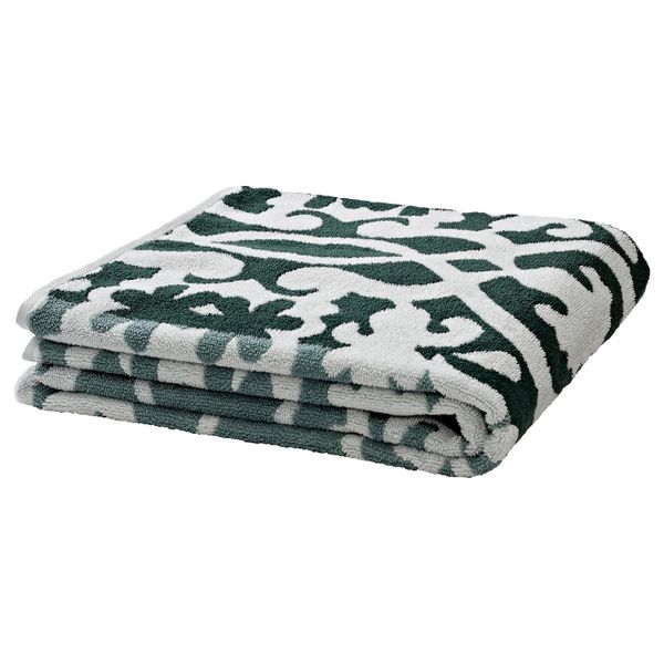 Банное полотенце, зеленый 70x140 см IKEA БЛЭДЬЕН 503.921.09 - фото 2