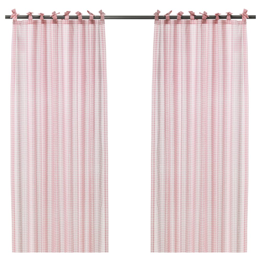 Гардина, 2 шт НИВАКЕН, розовый (120x175 см) - фото 1