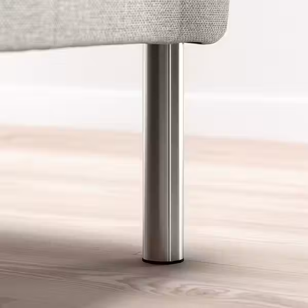 BJORLI Ножка - цвет нержавеющей стали 20 см - схема-чертеж с размерами