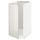Напольный шкаф для мойки, мусорных конт, белый/Рингульт светло-серый 40x60 см IKEA METOD МЕТОД 292.320.66