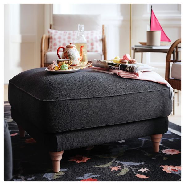 ESSEBODA Табурет для ног - Knäbäck/антрацит береза - фото 4