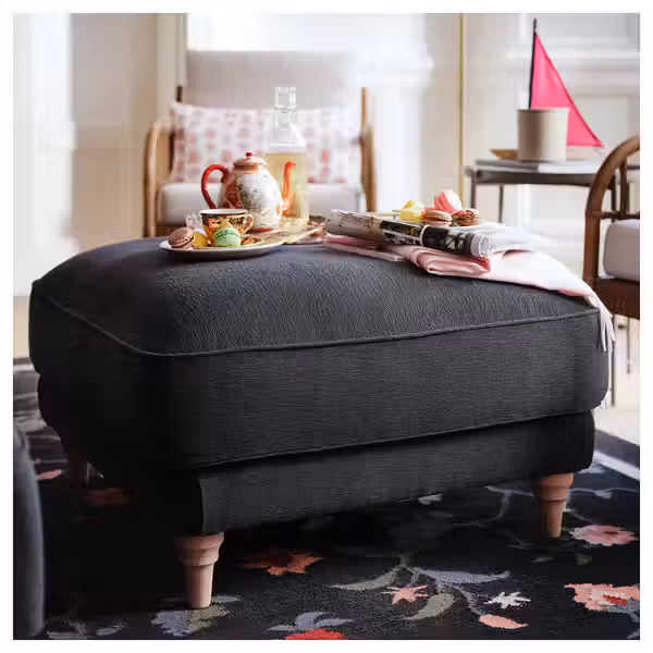 ESSEBODA Табурет для ног - Knäbäck/антрацит береза - фото 4