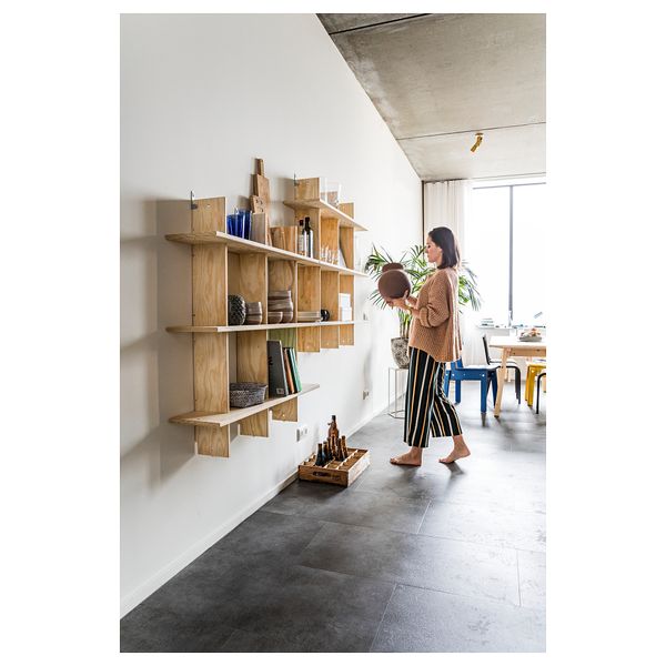 Стеллаж ИНДУСТРИЕЛЛ (110x110 см) - схема-чертеж с размерами