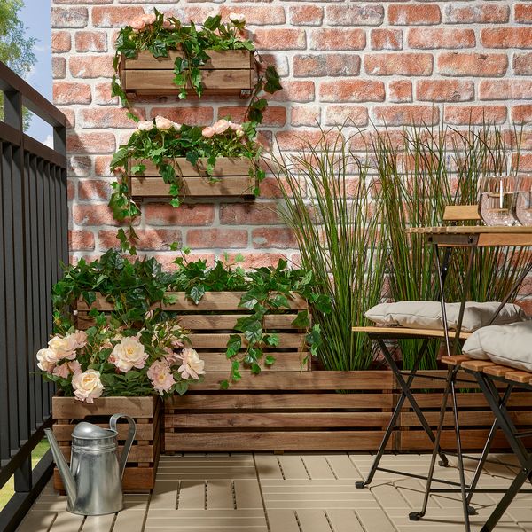 Ящик для цветов, 75x27 см, для сада акация IKEA STJÄRNANIS СТЭРНАНИС 805.356.30 - фото 4