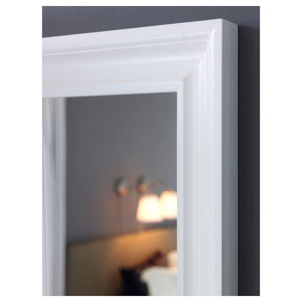 Зеркало, белый 74x165 см IKEA ХЕМНЭС 603.692.12 - фото 3