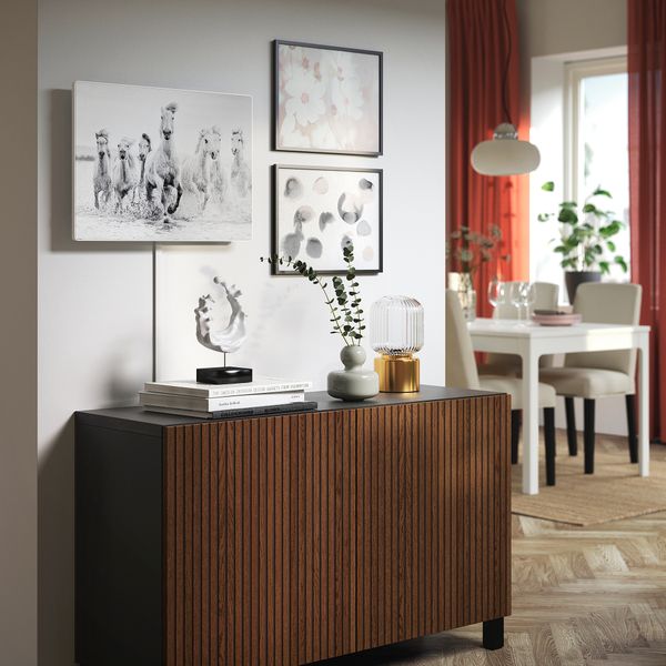 Панель для рамы с динамиком, Брызги IKEA SYRLIG СИРЛИГMFONISK 605.478.65 - схема-чертеж с размерами