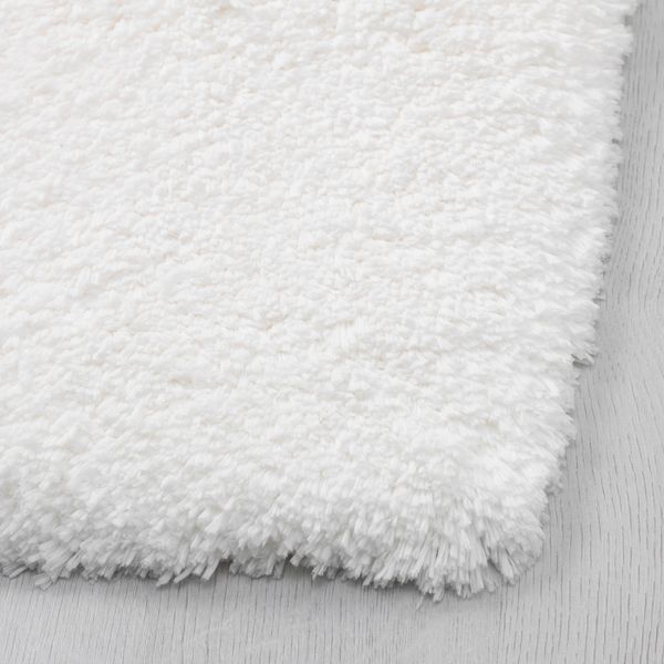 Коврик в туалет, белый 55x60 см IKEA ALMTJÄRN АЛЬМТЬЕРН 604.653.98 - схема-чертеж с размерами