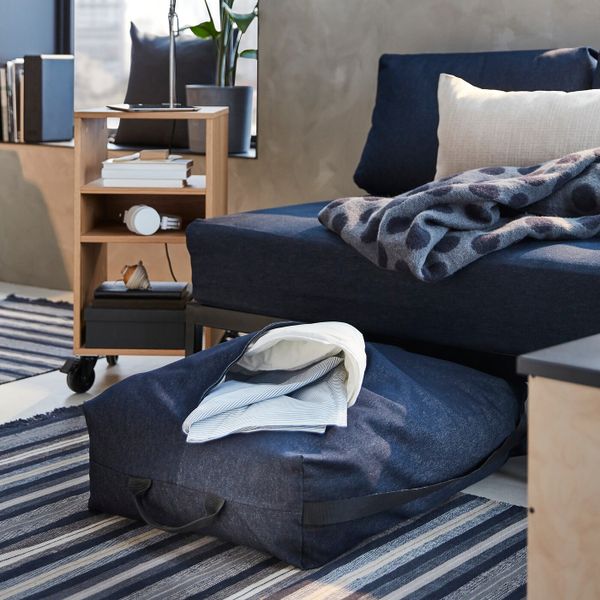 Мешок, Ванста темно-синий 78x50 см IKEA RÅVAROR РОВАРОР 204.544.53 - фото 3