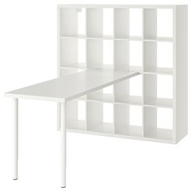 KALLAX / LAGKAPTEN Стол, комбинация - белый 147x179x147 см