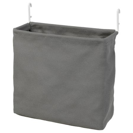 Текстильный контейнер, белый, серый IKEA SKÅDIS СКОДИС 403.621.41