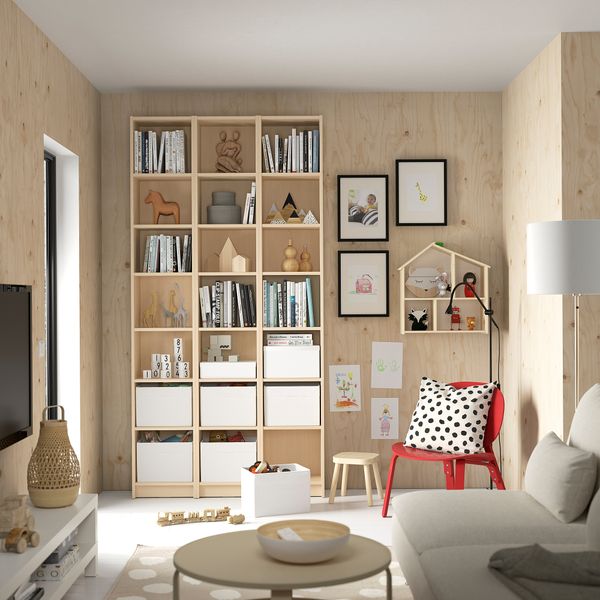 Стеллаж с дополнительными модулями, под березу, 120x28x237 см IKEA BILLY БИЛЛИ 694.833.88 - фото 4