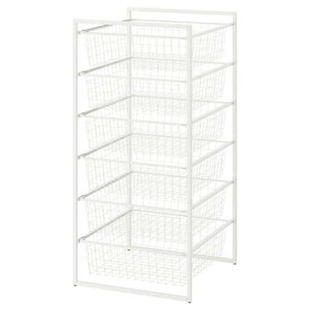 Комбинация для хранения, белый 50x51x104 см IKEA JONAXEL ЙОНАКСЕЛЬ 792.971.40