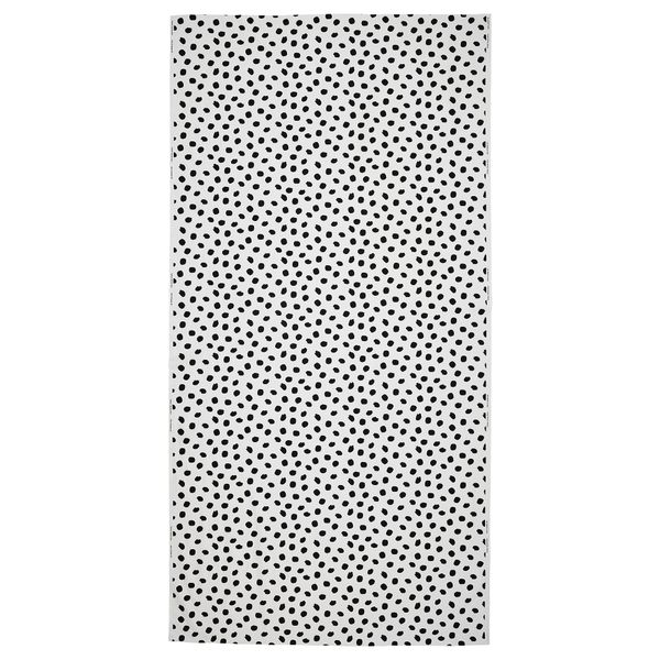 Отрез ткани, белый, черный, 150x300 см IKEA SANDLUSERN 405.798.24 - фото 2