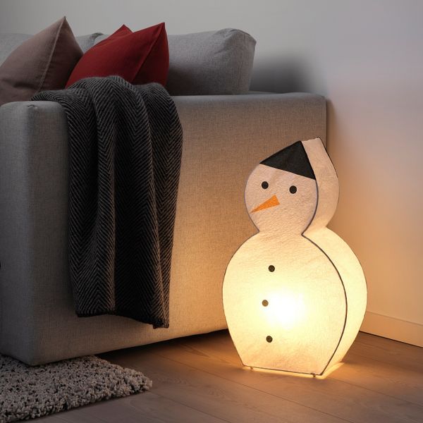 Светодиодное настольное украшение, снеговик IKEA СТРОЛА 604.440.61 - фото 3