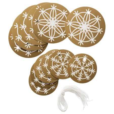 Ярлыки для/подарков, золотой IKEA ВИНТЕР 2019 804.623.13