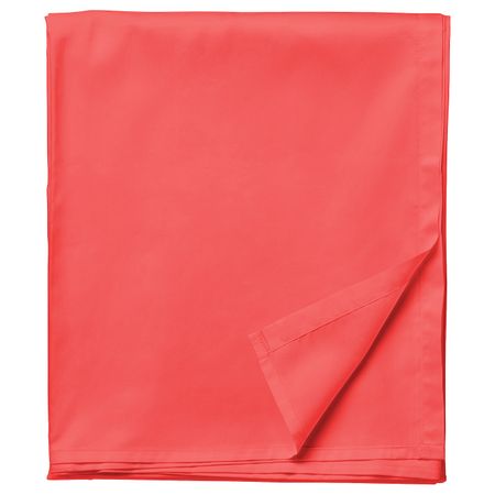 Простыня, красный, оранжевый 150x260 см IKEA ULLVIDE УЛЛЬВИДЕ 605.007.02
