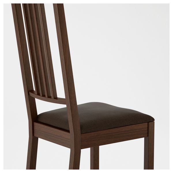 Стул БЁРЬЕ, коричневый, Шифтебу коричневый - фото 4