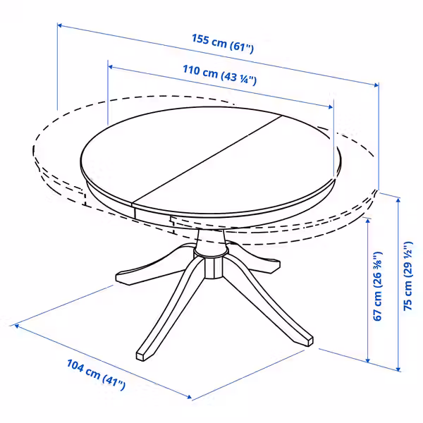 ROSENTORP РОЗЕНТОРП / ROSENTORP РОЗЕНТОРП Стол и 4 стула - фото 7