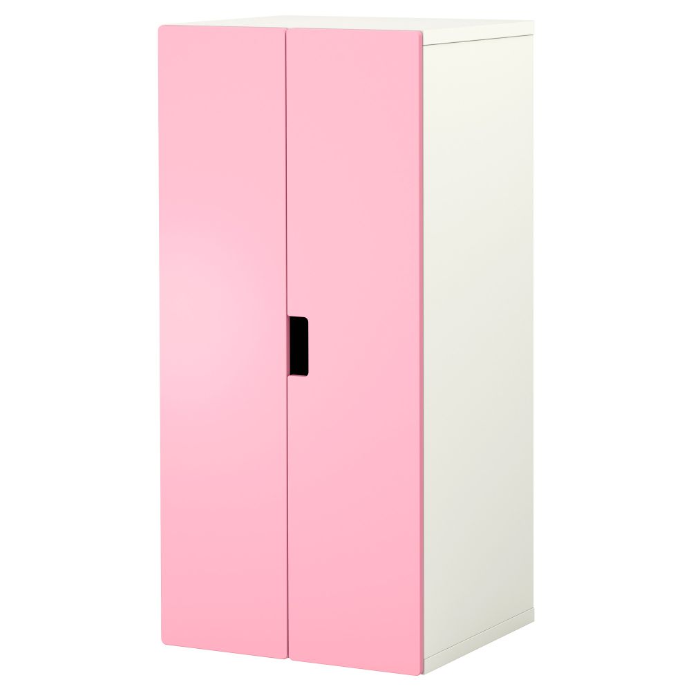 Комбинация для хранения с дверцами СТУВА, белый, розовый (60x50x128 см) - фото 1