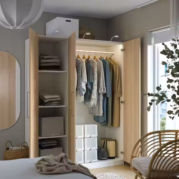 PAX / FORSAND Гардероб, комбинация - схема-чертеж с размерами