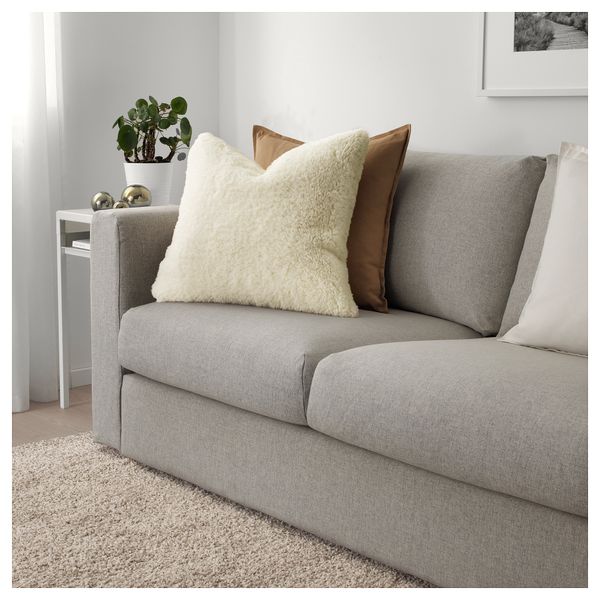 Подушка ВИНТЕР 2018, белый с оттенком (50x50 см) - схема-чертеж с размерами