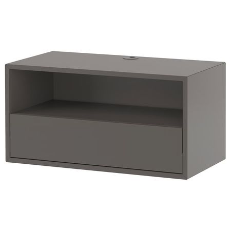 EKET Полка для аппаратуры - темно-серый 70x35x35 см
