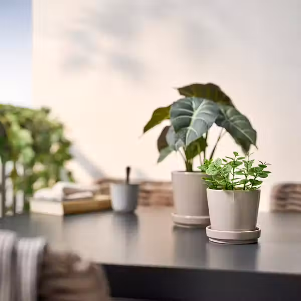 FEJKA Искусственное растение в горшке - д/дома/улицы Мята 9 см - фото 3