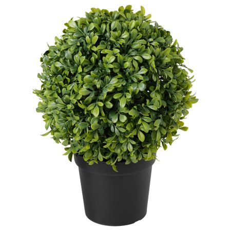 Искусственное растение в горшке ФЕЙКА, д/дома/улицы, самшит в форме шара (15 см)
