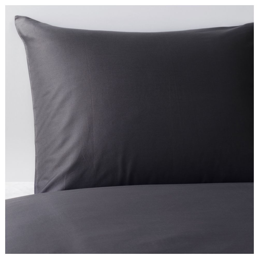 Пододеяльник и 1 наволочка ГЭСПА, темно-серый - фото 1
