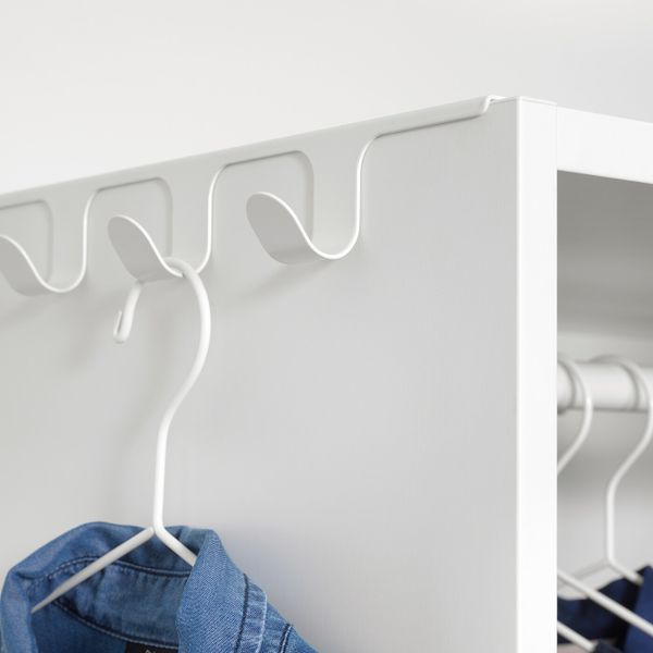 Вешалка для каркаса, белый 40 см IKEA ЛЭТТХЕТ 603.874.66 - схема-чертеж с размерами