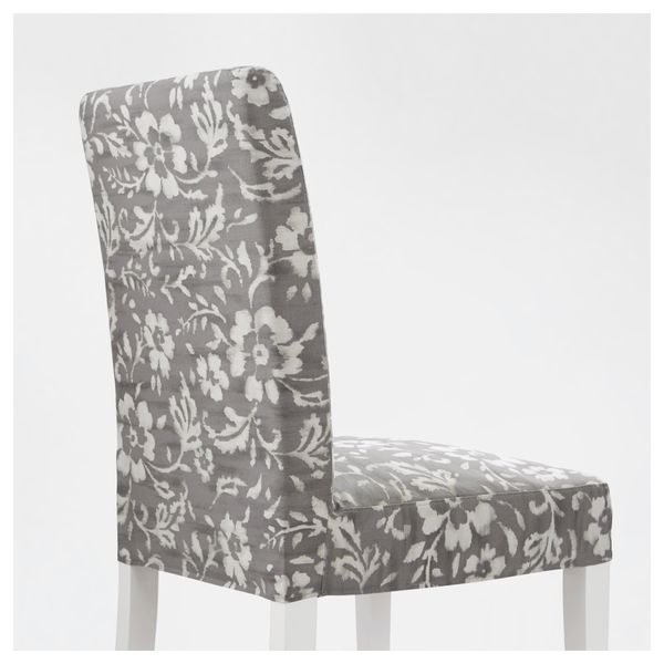 Стул ХЕНРИКСДАЛЬ, белый, Ховстен серый/белый - фото 4