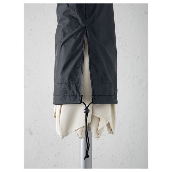 Чехол на зонт от солнца ТОСТЕРО, черный - схема-чертеж с размерами