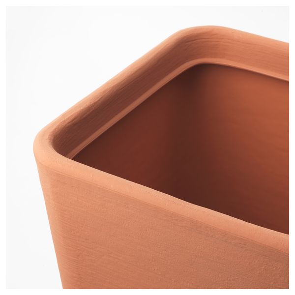Кашпо ОСТЛИГ, д/дома/улицы красно-коричневый (37x37 см) - фото 4
