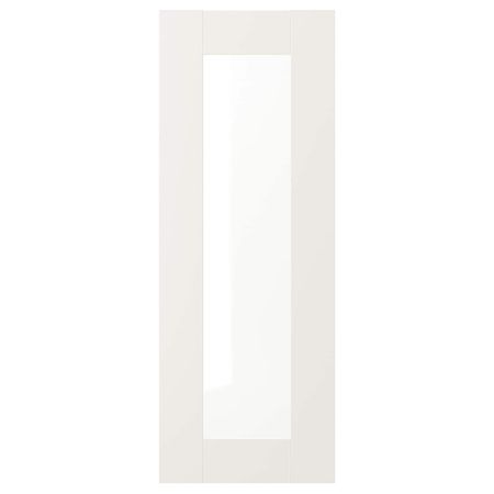 Стеклянная дверь, белый 30x80 см IKEA SÄVEDAL СЭВЕДАЛЬ 803.672.69