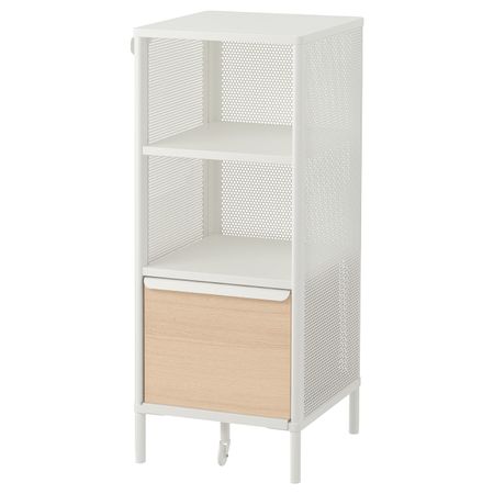 Модуль для хранения, на ножках, сетка белый 41x101 см IKEA BEKANT БЕКАНТ 692.825.30