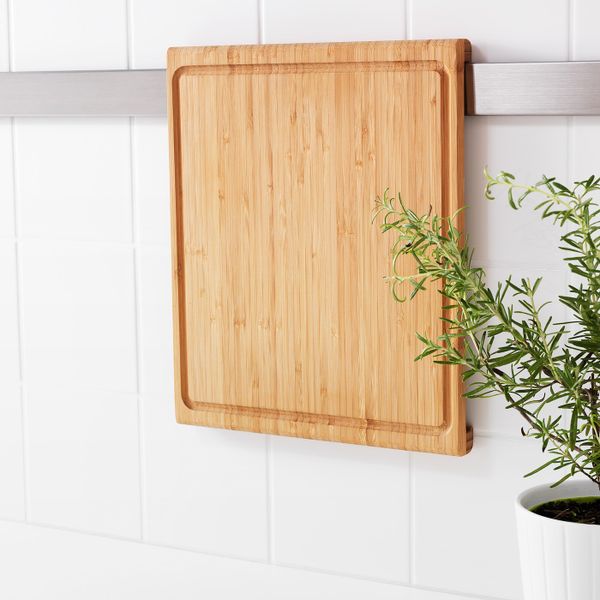 Разделочная доска, бамбук 36x30 см IKEA RIMFORSA РИМФОРСА 003.676.83 - фото 3