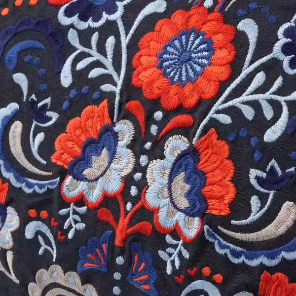 SKOGSKORN Подушка - темно-серый/разноцветный 40x65 см - фото 2