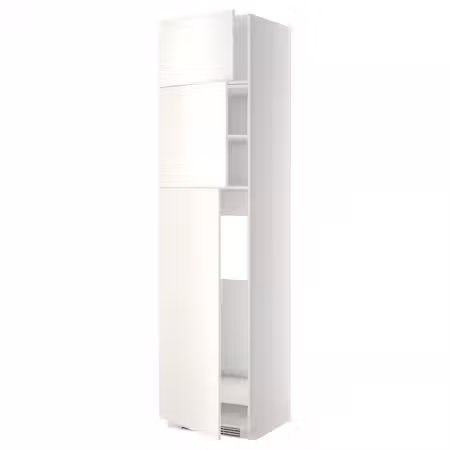 METOD Высокий шкаф д/холодильника/3дверцы